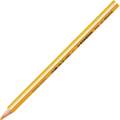 Produktbild von Dreikant-Buntstift - STABILO Trio dick - Einzelstift - gelborange