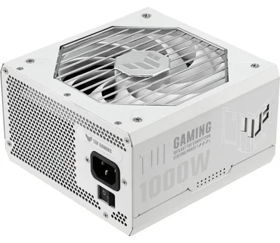 Zdjęcie produktu dla ASUS TUF Gaming 1000W Gold White Edition, 1000 W, 100 - 240 V, Aktywne, 130 W, 1000 W, 130 W
