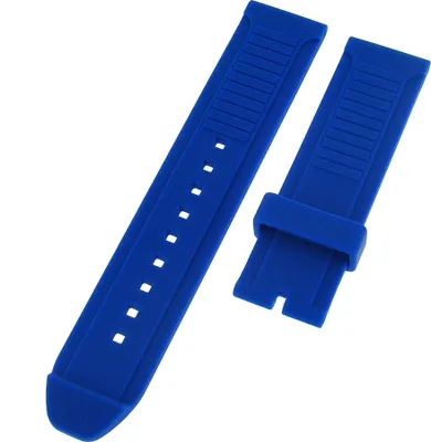 Produktbild von NAUTICA Ersatzband Uhrenarmband Silikon blau 22mm ohne Schließe