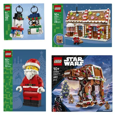 Productafbeelding van Lego kerstset, 15 onderdelen, 4 sets