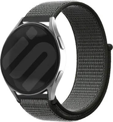Produktbild von Strap-it Samsung Galaxy Watch 6 - 40mm Nylon Armband (Grünoliv)