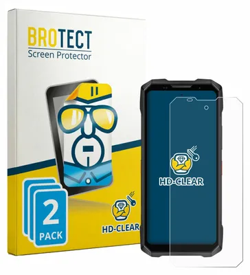 Produktbild von 2x Für Doogee V Max 2 Schutzfolie BROTECT Displayschutz Display Schutz Folie Klar Transparent