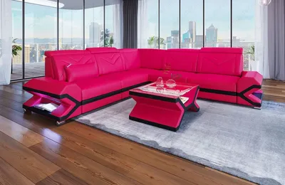 Produktbild von Ecksofa Sorrento Ledersofa Echtleder