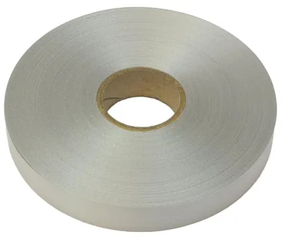 Produktbild von Polyband / Ringelband / 30mm / 100m - Silber