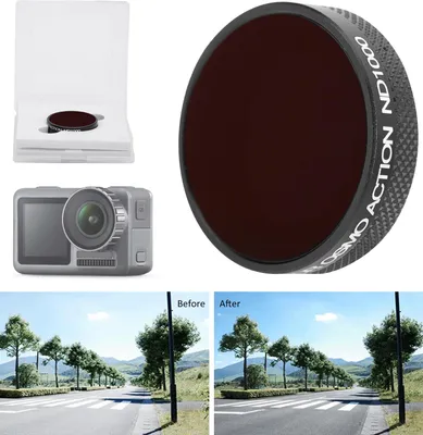 Produktbild von Optischer ND-Linsenfilter aus Glas, hochauflösender Schutz für Osmo Action CameraND1000