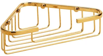 Image de Étagère de douche d'angle Bemeta Brilo dorée