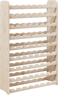 Produktbild von vidaXL Weinregal 72,5x25x111,5 cm Massivholz Kiefer