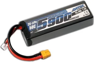 Produktbild von ANTIX by LRP 5900mAh - 7.4V - 50C LiPo Auto Stickpack Hardcase - XT60 Anschluss