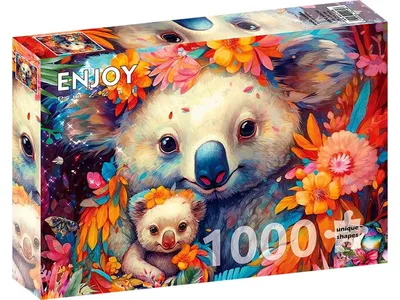 Image de Puzzle 1000 pièces Enjoy – Koala Kuddles