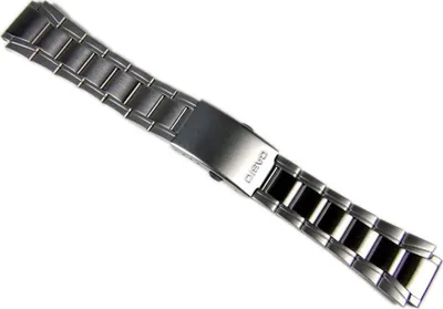 Produktbild von Casio Collection Ersatzband Edelstahl silbern 18mm AW-81D