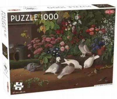Produktbild von Tactic Puzzle Flowers and Birds 1000 Teile