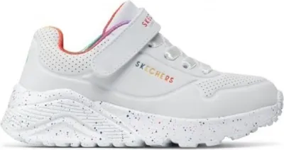 Produktbild von Skechers Uno Lite - Rainbow Specks - Weiß / Multi Synthetik Größe: 37 Normal