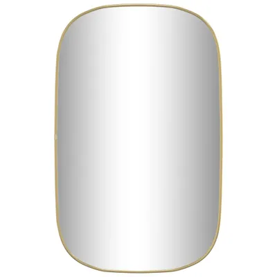 Image de Miroir mural Doré 80x50 cm