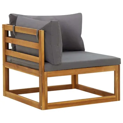 Zdjęcie produktu dla VidaXL 318551, Ciemny Szary, Drewno akacjowe, Dorośli i dzieci, 700 mm, 700 mm, 600 mm