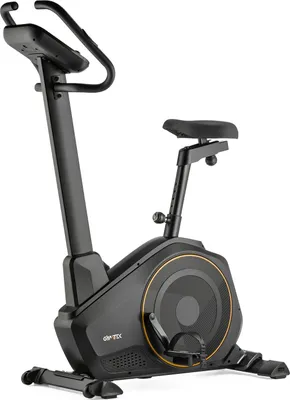 Produktbild von Gymtek® Elektromagnetischer Heimtrainer, Fahrrad für Zuhause - bis 150kg - 16 Widerstandsstufen, 10kg Schwungmasse - LCD Display - Home Gym Fitness