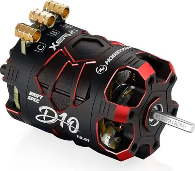 Produktbild von Hobbywing Xerun D10 Brushless Drift Motor 10.5T Rot