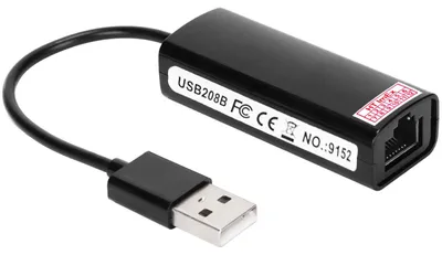 Produktbild von USB A auf LAN Adapter Netzwerk Ethernet Konverter USB 2.0 Mbps LAN RJ45