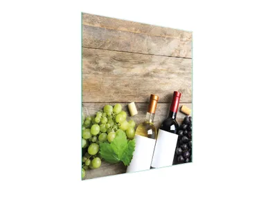 Image de Planche à découper en verre 45x52 bois