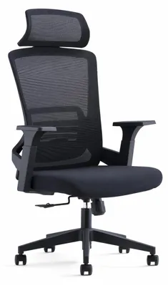Obrázek produktu pro Ergonomická kancelářská židle s nastavitelnou opěrkou hlavy a područkami