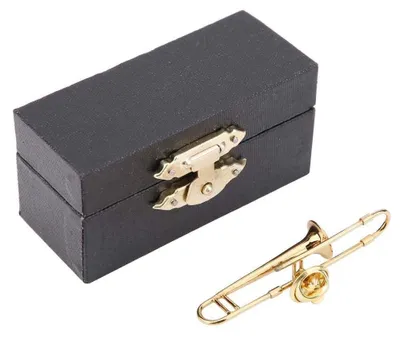 Image de Innovra - Cosensi - Dailygoods - Dailygoody - Broche instrument de musique - Cadeau unique - Design élégant - Plaqué or - Décoration pour amis - Beaux cadeaux