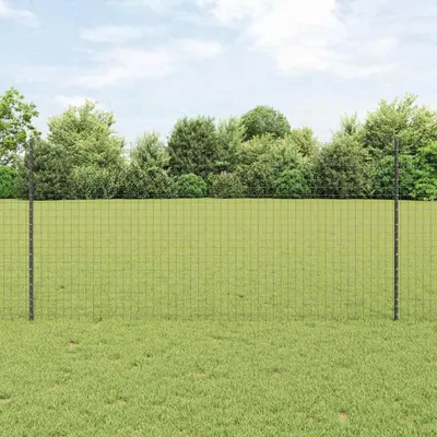 Immagine prodotto di Maison Exclusive - Palo della recinzione 22 pcs Grigio 160 cm Acciaio