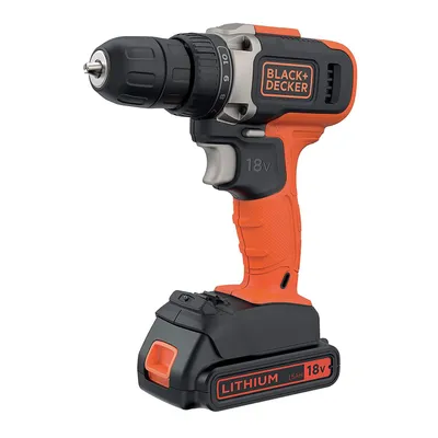 Produktbild von Black & Decker BCD002ME2K, Handbohrmaschine, Ohne Schlüssel, Schwarz, Orange, 1 cm, 1400 RPM, 2,5 cm