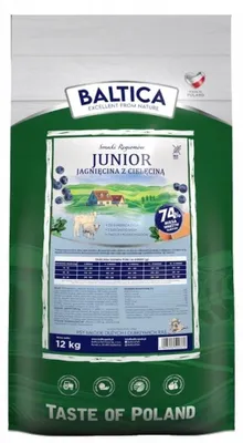 Produktbild von BALTICA Smaki regionów Junior Lamb with veal – trockenfutter für Hunde – 12kg