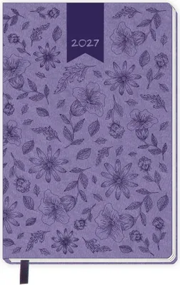 Produktbild von TRÖTSCH - Taschenkalender A7 Soft Touch Blumen 2027