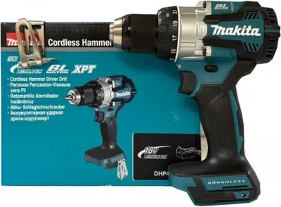 Produktbild von Makita Percussion Driver Drill LXT, Elektrischer Schraubendreher, Pistolengriff, 1/2", Schwarz, Blau, Bürstenlos, 1800 RPM