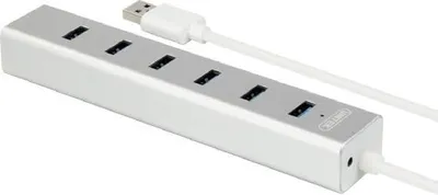 Zdjęcie produktu dla UNITEK Y-3090, USB 3.2 Gen 1 (3.1 Gen 1) Type-A, USB 3.2 Gen 1 (3.1 Gen 1) Type-A, 5000 Mbit/s, Srebrny, 5 V, 2 A