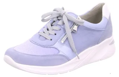 Produktbild von Damen Sneaker H-Dilara, echtes Leder, Pastell-Lila, mit herausnehmbarer Innensohle