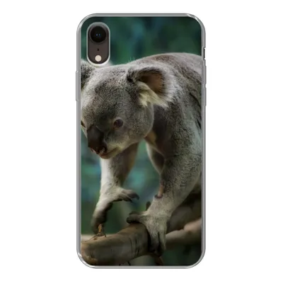 Produktbild von MuchoWow® Handyhülle Schutzhülle Hülle für iPhone XR Koala - Baum - Klettern - Kinder - Jungen - Mädchen Silikon Softcase Handy Hülle - Schutzdeckel