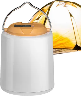 Produktbild von Campinglampe, LED Camping Lampen USB Aufladbar mit 5200 mAh, 3 Helligkeiten Leuchtmodi, für Wandern, Notfall