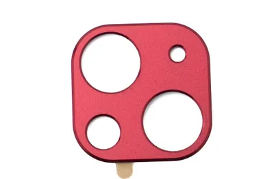 Produktbild von Kamera Schutz Linse Objektiv Abdeckung Aluminium für iPhone 13 & Mini in Rot