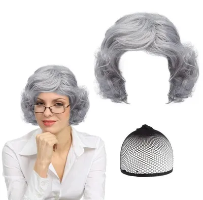 Obrázok produktu pre Oma Peruk si nasadila klobúk na kostým