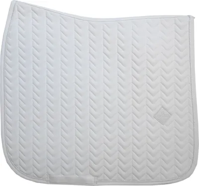 Produktbild von Kentucky Horsewear Dressurschabracke Fishbone Sattelunterlage Weiß