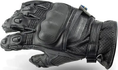 Zdjęcie produktu dla Rękawice motocyklowe Lindstrands Holen, czarne, 6
