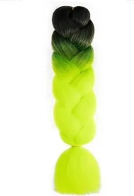 Produktbild von Synthetisches Ombre Haar für Zöpfe, 100g, Länge 120 cm
