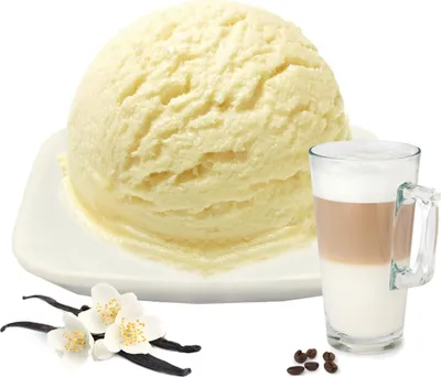 Produktbild von Vanille Latte Macchiato Low Carb Eis Pulver Vegan Zucker-, laktosefrei 10 kg
