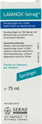 Produktbild von Lavanox Wundsprühgel zur Unterstützung der natürlichen Hautheilung mit Schutzfilm