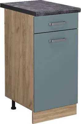 Obrázek produktu pro Spodní skříňka kuchyňské linky Vicco R-Line Modrošedá 40 cm , PD Antracit, Model 46038