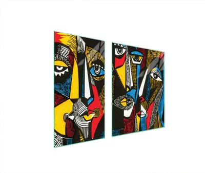 Produktbild von Glas-Schutzplatte Für Herd 90X52 Pop Art.