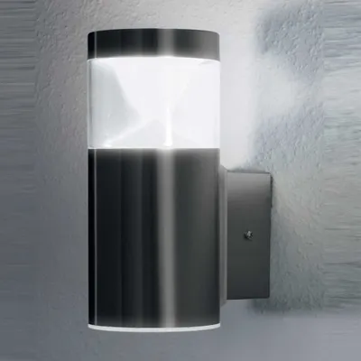 Image de Applique murale LED Osram Endura Style Mini Wall extérieur argent 4W blanc chaud IP44