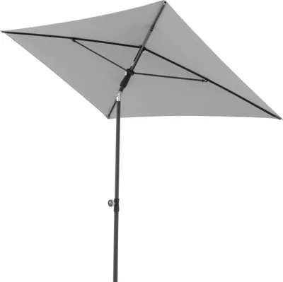 Produktbild von Doppler ACTIVE Green Edition 200 x 120 cm Sonnenschirm in 4 Farbvarianten Mittelmastschirm Balkonsch 827 Hellgrau