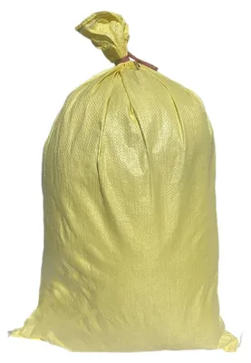 Produktbild von 25x Schwerlastsack Gewebesack Hochwassersack Getreidesack Lagersack PP mit rotem Streifen 500 x 800 mm 30 kg gelb
