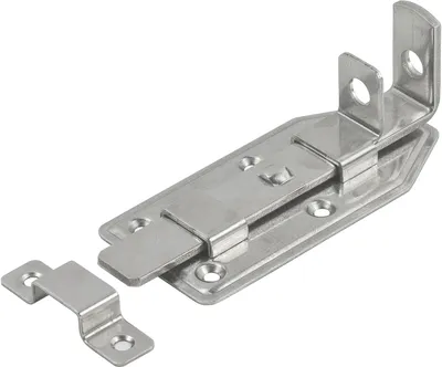 Produktbild von Türschlossriegel gerade 140 x 56 mm Edelstahl