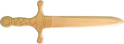 Immagine prodotto di 3 pugnali pirata in legno da decorazione 25 cm