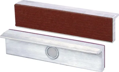Image de Mâchoire de protection d'étau TYPE F pour largeur de mâchoire 120 mm Revêtement en fibres aluminium
