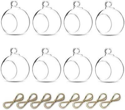 Produktbild von Hängende Glaswassergläser - dekorativer Satz von 8 - 8 cm