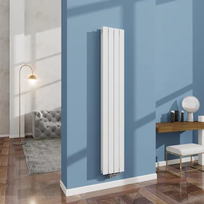 Produktbild von AICA Heizkörper Design Handtuchwärmer Badezimmer Heizkörper Flachheizkörper 1800x298mm Weiß Doppellagig